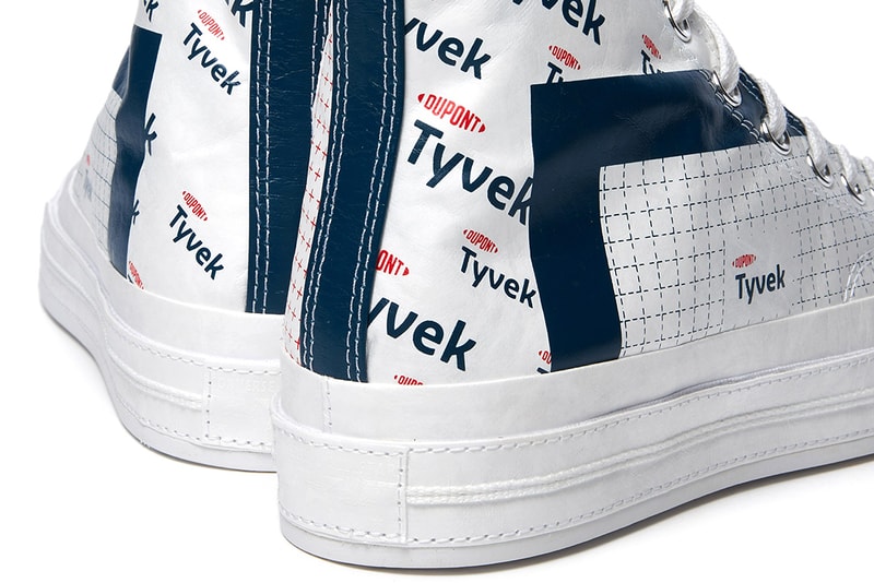 Converse Chuck 70 Hi DuPont TYVEK Mailers Material Limited Edition Sneaker Footwear Drop Date Release Information 170061C Water-repellent tear-resistant paper-soft
