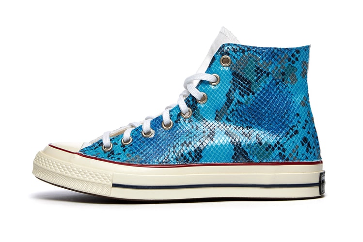 Slither Into Spring With Converse's Debossed Python Leather Chuck 70 Hi