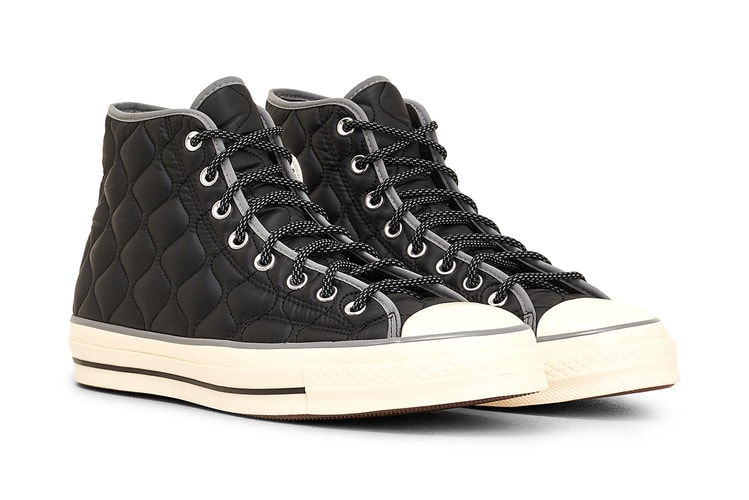 Converse Covers Its Chuck 70 Hi in Season-Approved Quilted Nylon