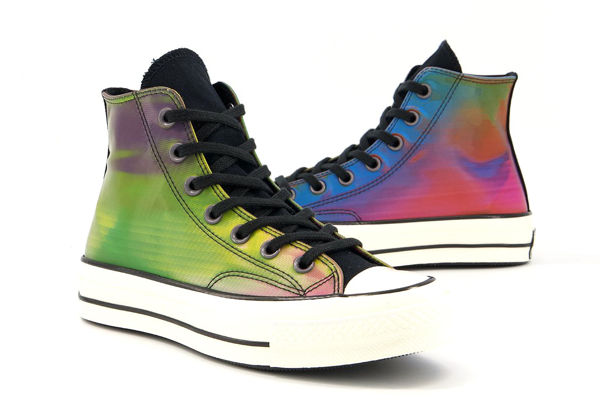 converse all star chuck taylor 70 hi sneaker footwear fashion basketball silhouette classic iconic glow leather canvas multi color black white 