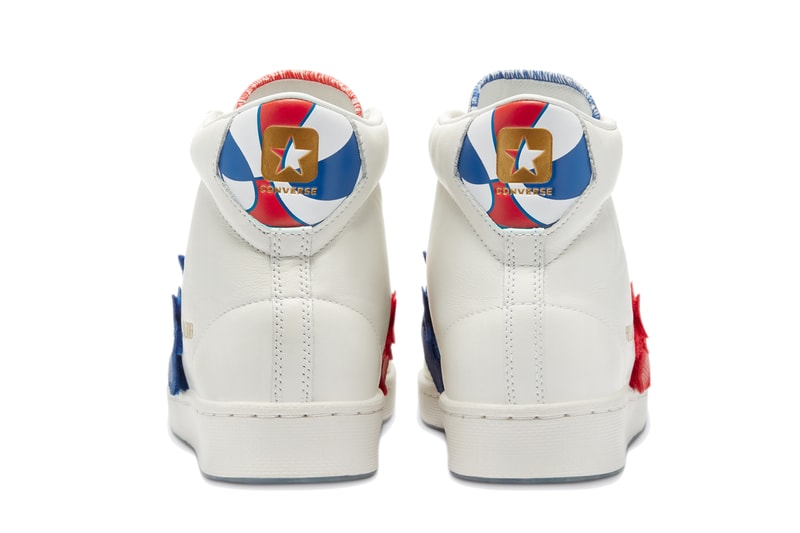 converse pro leather hi high birth of flight aba 45th anniversary final season julius dr j erving free throw line dunk vintage white university red blue 170240C official release date info photos price store list buying guide