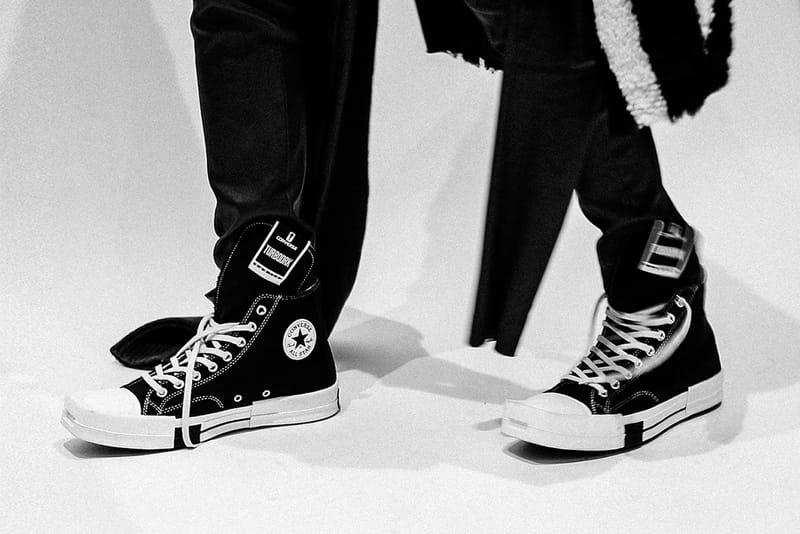 rick owens converse turbo drk