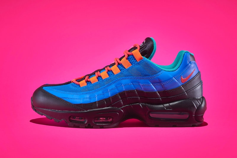 coral studios nike sportswear air max 95 v2 collaboration blue red teal aqua black official release date info photos price store list buying guide