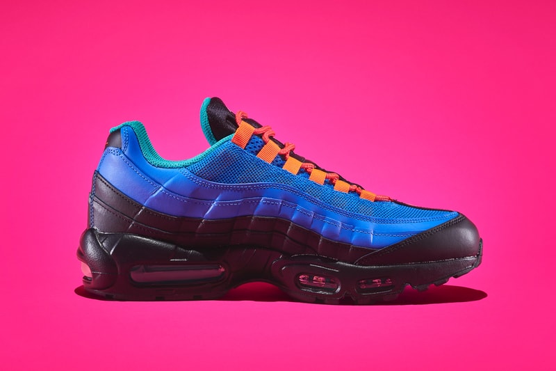 coral studios nike sportswear air max 95 v2 collaboration blue red teal aqua black official release date info photos price store list buying guide