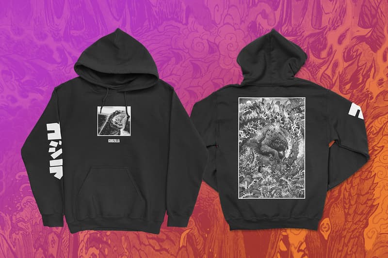 Crunchyroll Godzilla CR Loves Merch Collection Release Light Figure Compendium T shirt Hoodie Sweatshirt Medicom Toy