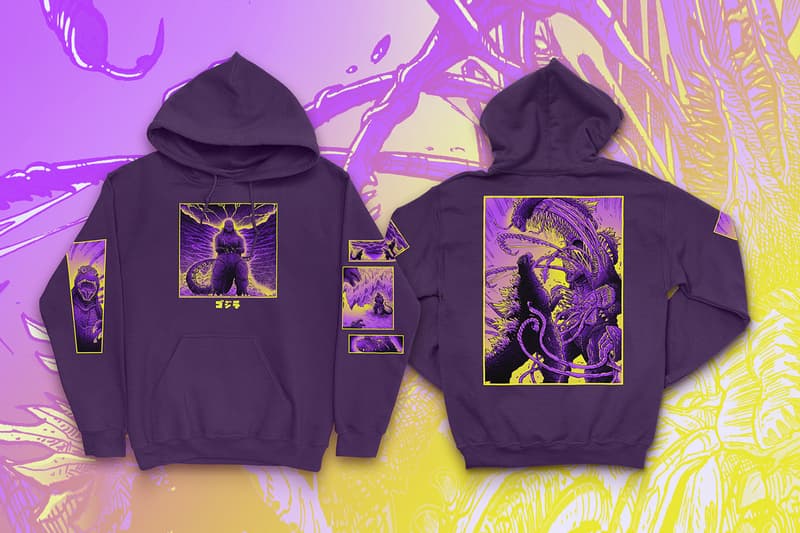 Crunchyroll Godzilla CR Loves Merch Collection Release Light Figure Compendium T shirt Hoodie Sweatshirt Medicom Toy