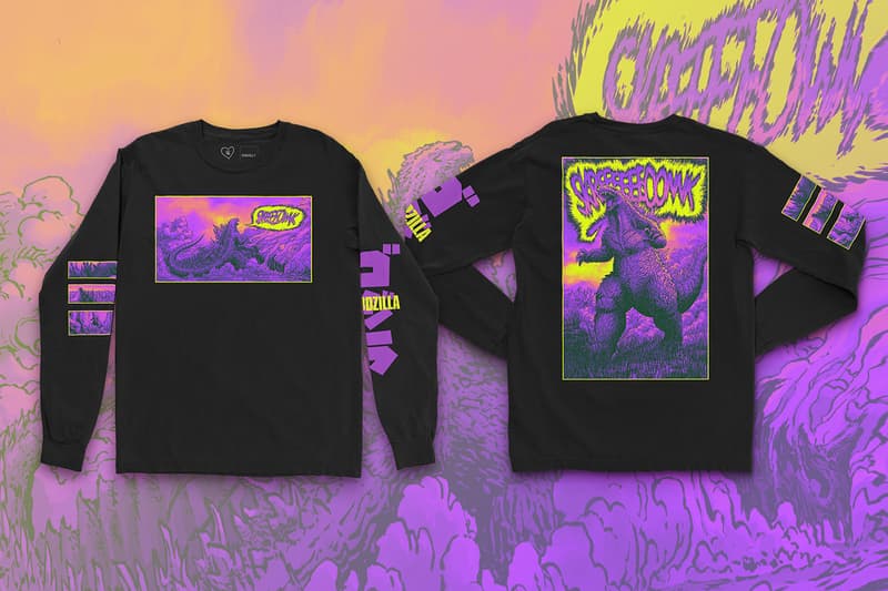 Crunchyroll Godzilla CR Loves Merch Collection Release Light Figure Compendium T shirt Hoodie Sweatshirt Medicom Toy