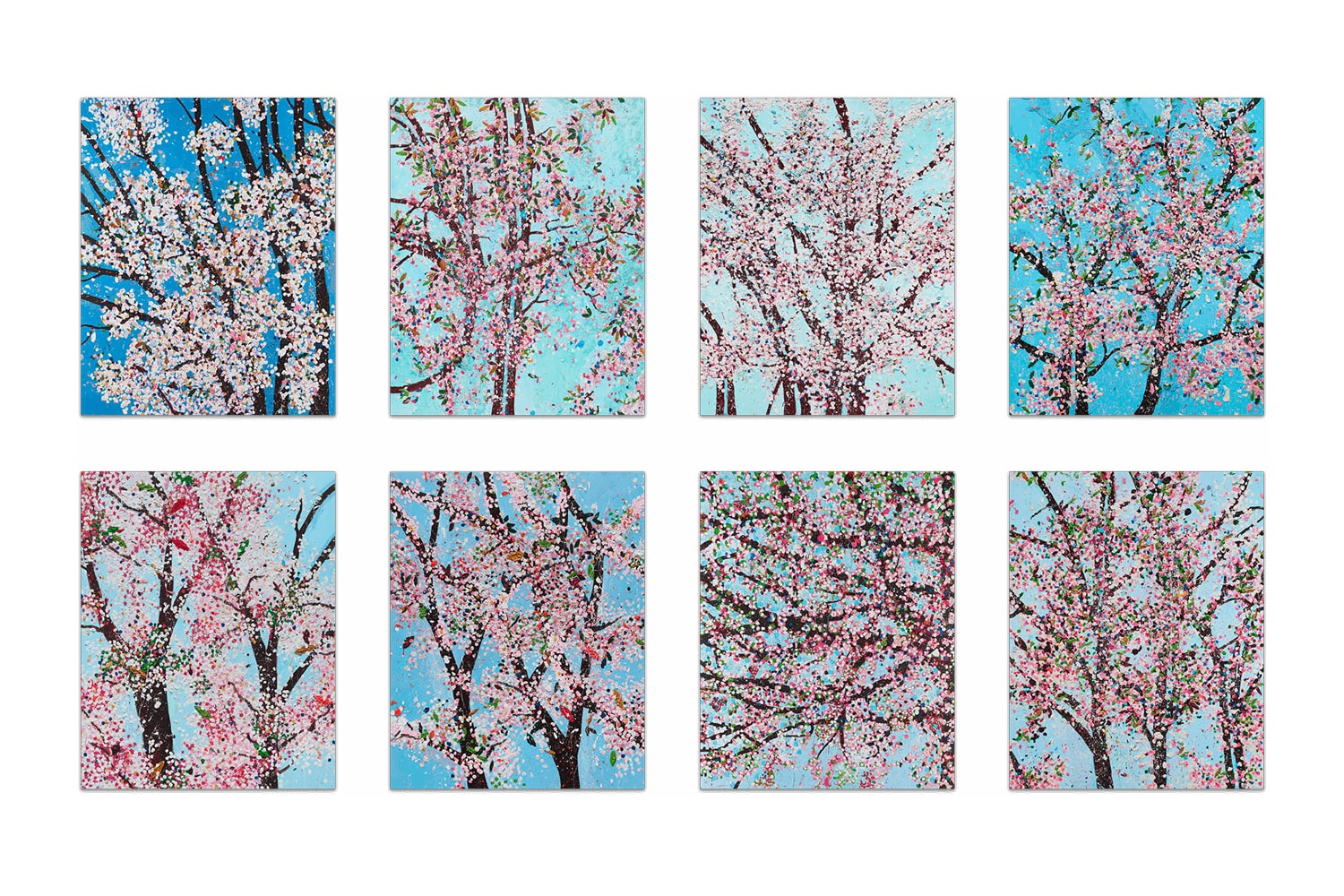 damien hirst cherry blossom prints leviathan heni editions collections