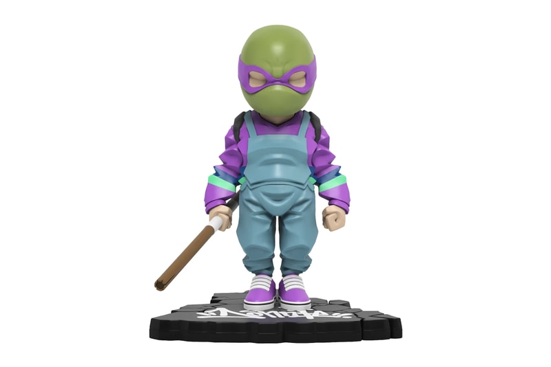 Danil Yad Teenage Mutant Ninja Turtles Figures toys Leonardo Donatello Raphael Michelangelo animation tv series cartoon art vinyl graffiti wall forreal info