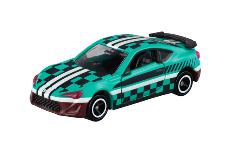 Demon Slayer: Kimetsu no Yaiba Tomica toy cars release Tanjiro Toyota 86 Nezuko Subaru BRZ Inosuke Subaru Forester Zenitsu Nissan Leaf Kanao Subaru Sambar Takara Tomy Co.