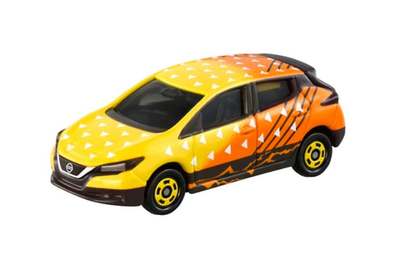 Demon Slayer: Kimetsu no Yaiba Tomica toy cars release Tanjiro Toyota 86 Nezuko Subaru BRZ Inosuke Subaru Forester Zenitsu Nissan Leaf Kanao Subaru Sambar Takara Tomy Co.