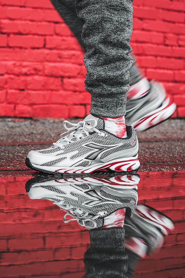 diadora mythos 280 running shoe silver red black white 600 pairs official release date info photos price store list buying guide