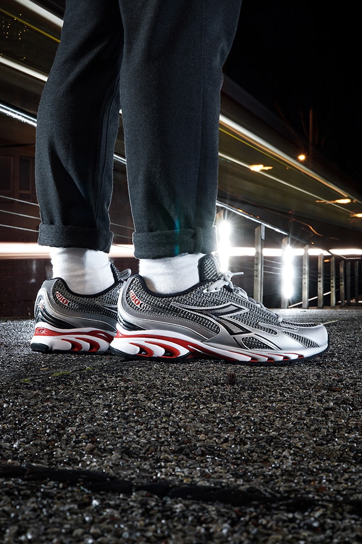 diadora mythos 280 running shoe silver red black white 600 pairs official release date info photos price store list buying guide