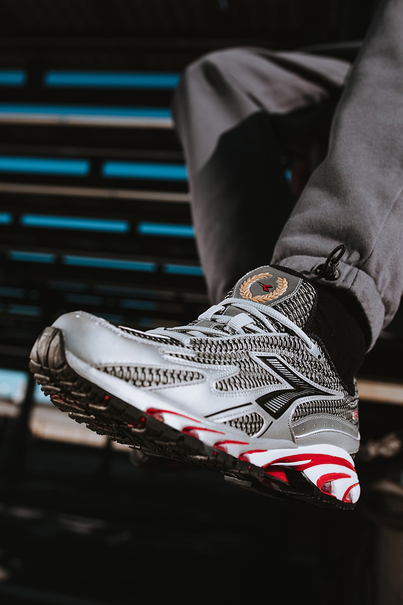 diadora mythos 280 running shoe silver red black white 600 pairs official release date info photos price store list buying guide
