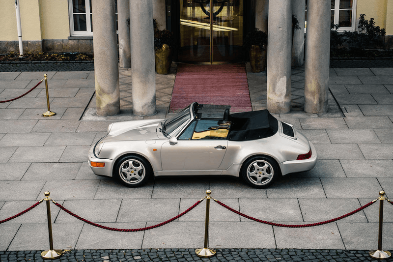 Diego Maradona's 1992 Porsche 911 type 964 WTL Auction  sale personal model car silver bonhams cabriolet el