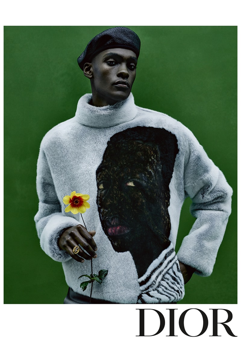 Dior Summer 2021 Menswear Collection Campaign amoako boafo collaboration spring ss21 kim jones artist painter look
