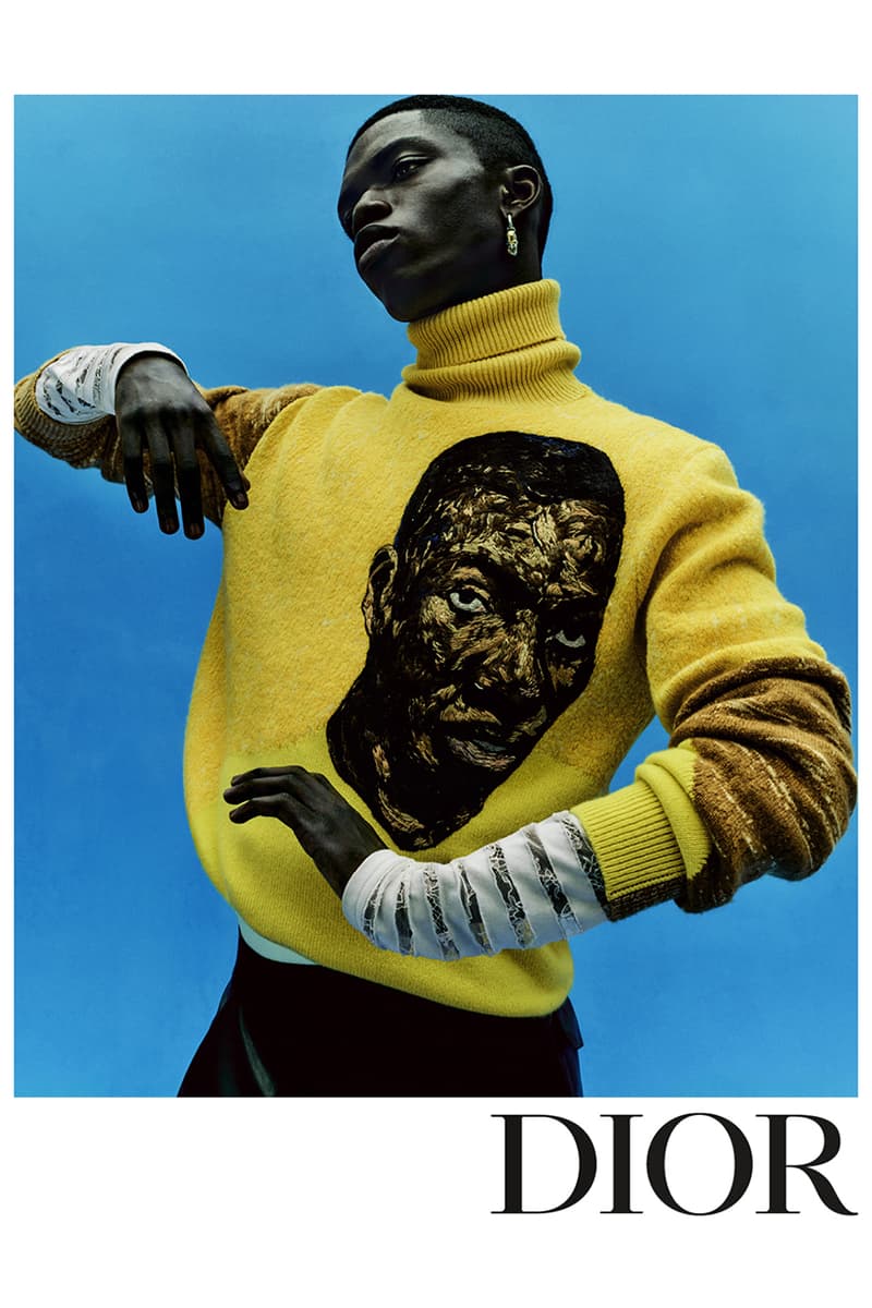 Dior Summer 2021 Menswear Collection Campaign amoako boafo collaboration spring ss21 kim jones artist painter look