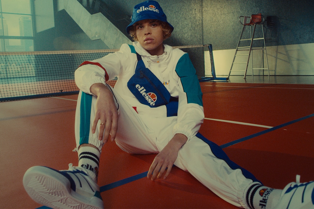 ellesse Looks Back to Tailoring Roots for Its Latest SS21 Collection Fashion Tennis Film Soundtrack CeeBeats Interview HYPEBEAST Streetwear Campaign