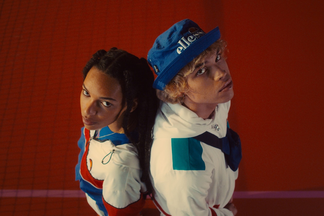 ellesse Looks Back to Tailoring Roots for Its Latest SS21 Collection Fashion Tennis Film Soundtrack CeeBeats Interview HYPEBEAST Streetwear Campaign