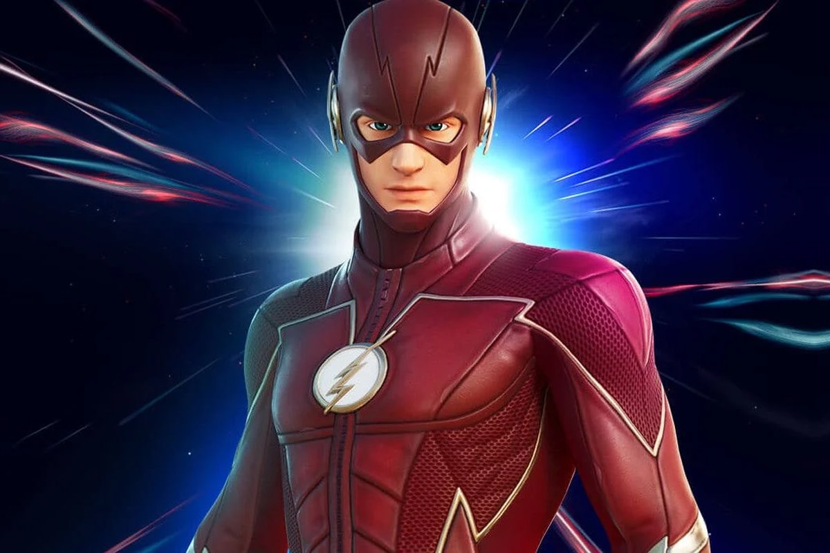 fortnite epic games battle royale dc comics the flash scarlet speedster fastest man alive skin set 
