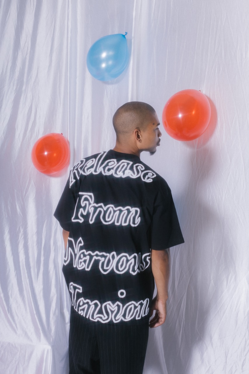 Exchange Program x The Incorporated "Nervous Tension" T-Shirt Creatives Stuck at Home Pandemic Covid-19 Coronavirus Lockdown Indoors Dover Street Market Los Angeles LA New York City NY NYC Release Information Drop Date Lookbook