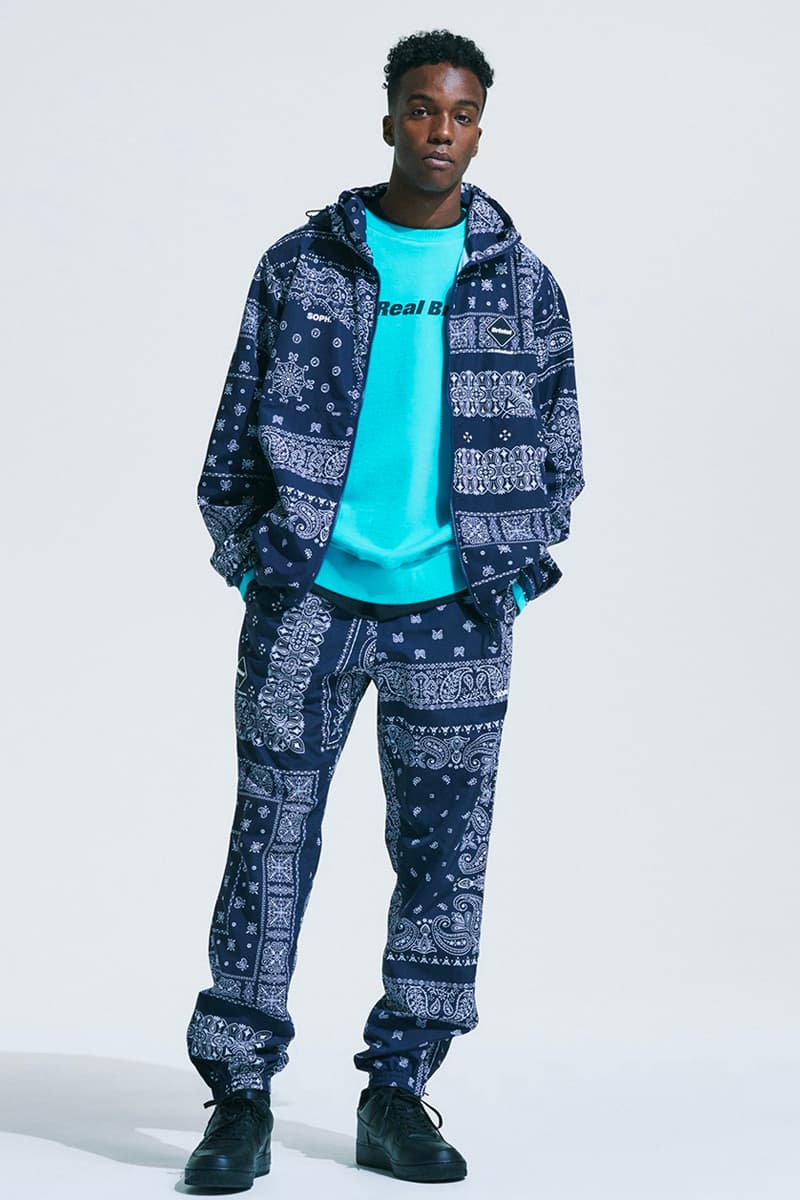 FC Real Bristol Spring Summer 2021 Lookbook menswear streetwear ss21 collection jackets shirts pants trousers sweaters fleece