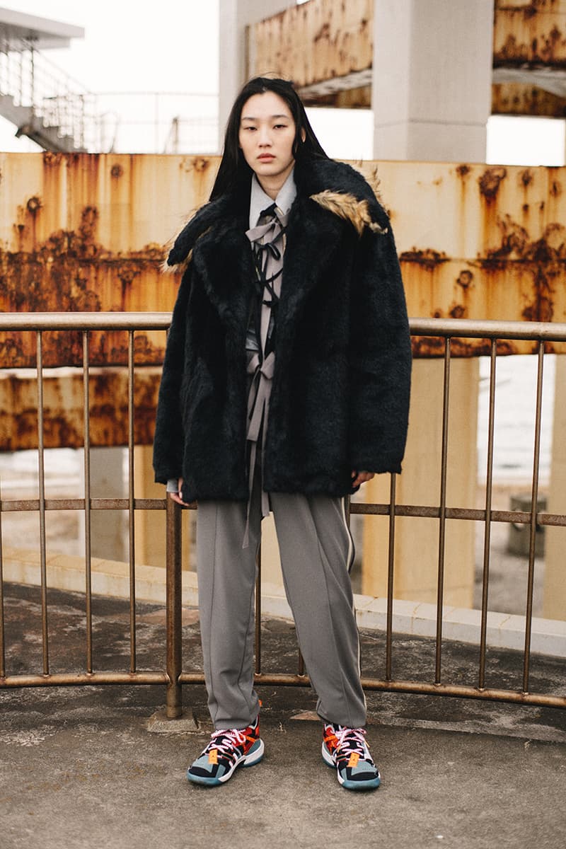 facetasm japan street culture streetwear fashion fall winter 2021 jackets flannel shirt sherpa lined denim jacket oversized asymmetrical