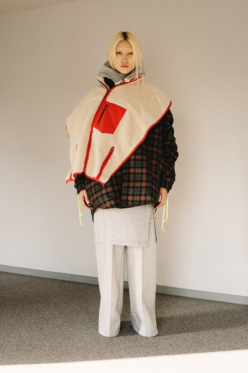 facetasm japan street culture streetwear fashion fall winter 2021 jackets flannel shirt sherpa lined denim jacket oversized asymmetrical