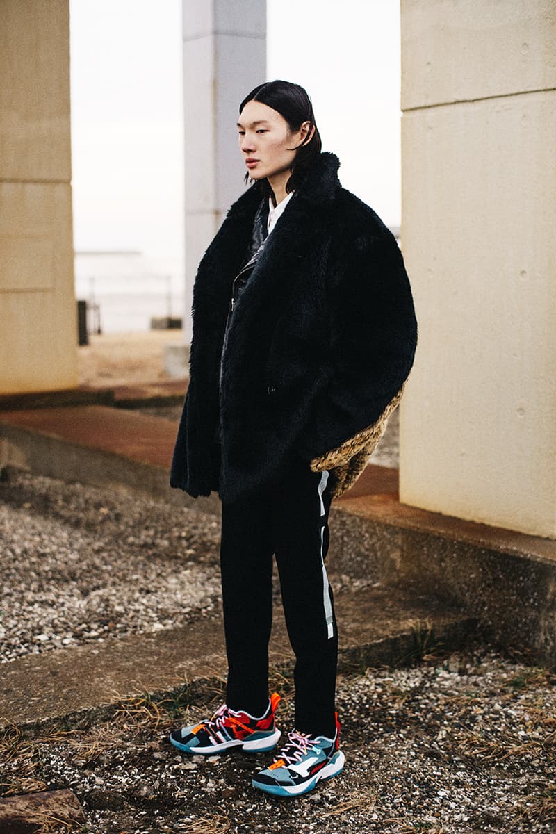 facetasm japan street culture streetwear fashion fall winter 2021 jackets flannel shirt sherpa lined denim jacket oversized asymmetrical