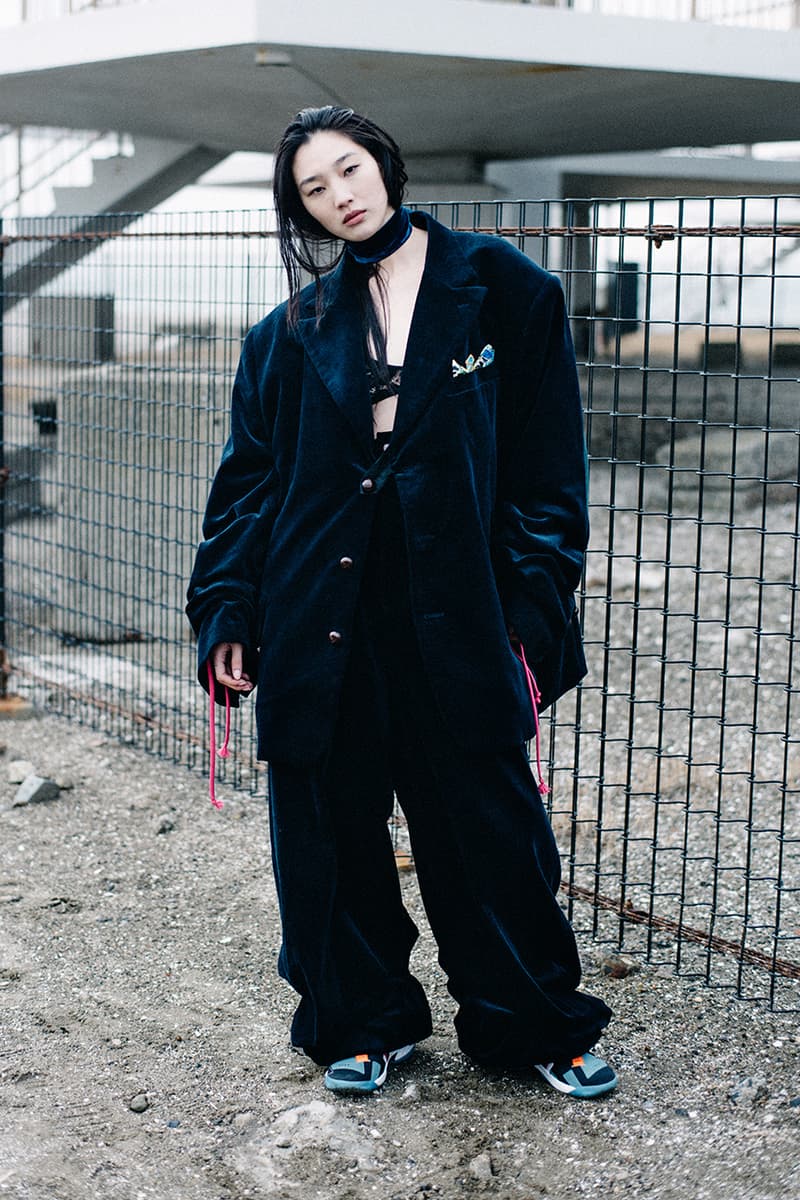 facetasm japan street culture streetwear fashion fall winter 2021 jackets flannel shirt sherpa lined denim jacket oversized asymmetrical