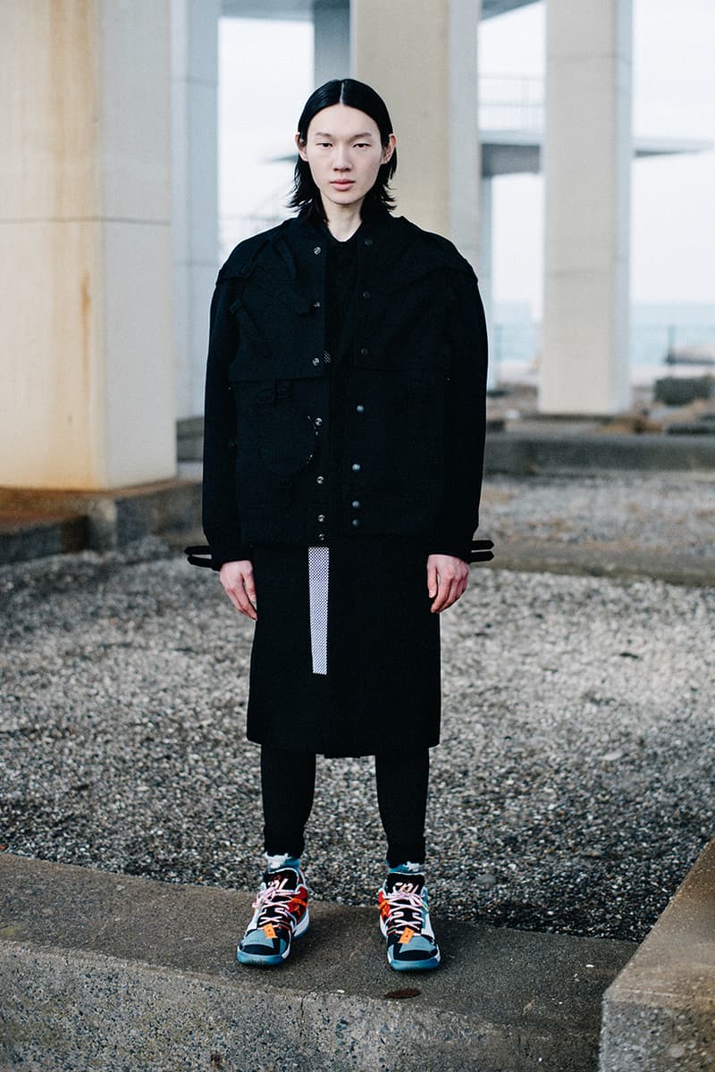 facetasm japan street culture streetwear fashion fall winter 2021 jackets flannel shirt sherpa lined denim jacket oversized asymmetrical