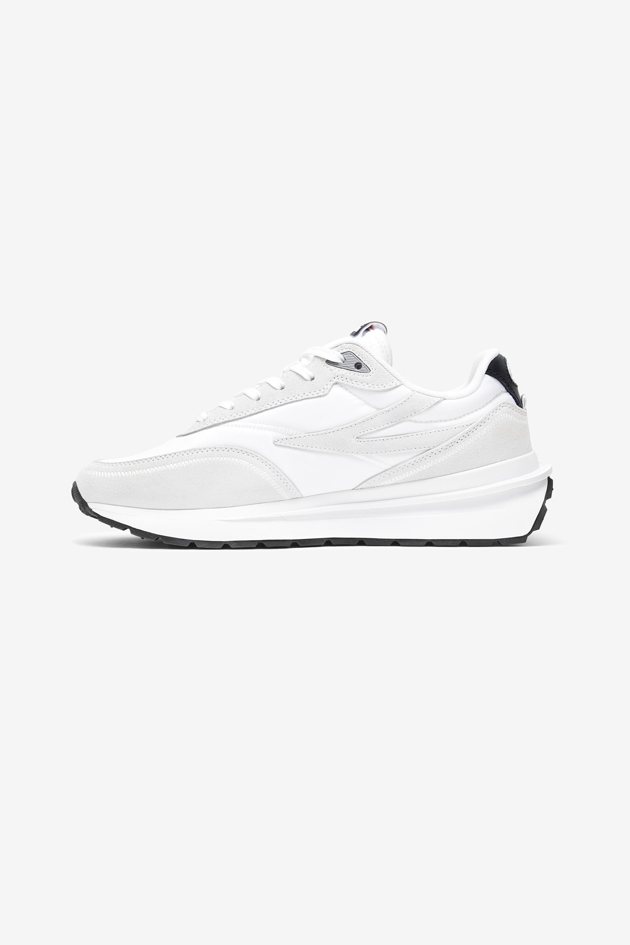 black, white, metallic and silver colorways both men and women “Whisper White” colorway, leather upper overlays, engineered knitted tongue and lining flexibility and easy slip-on access neoprene textile backing rubber molded heel tongue branding micro-grain nylon underlays