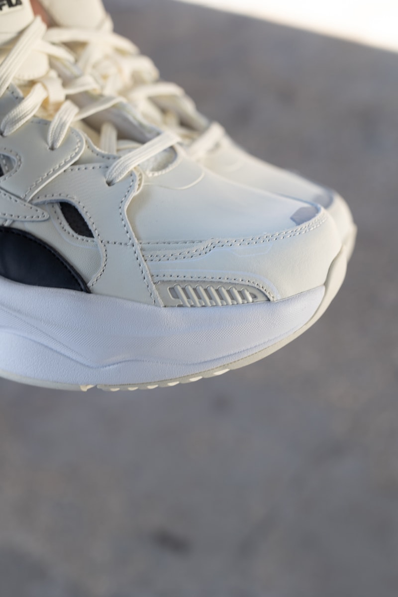 black, white, metallic and silver colorways both men and women “Whisper White” colorway, leather upper overlays, engineered knitted tongue and lining flexibility and easy slip-on access neoprene textile backing rubber molded heel tongue branding micro-grain nylon underlays