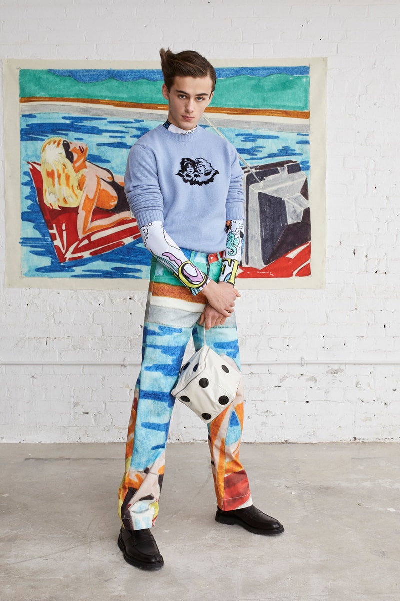 Fiorucci Fall/Winter 2021 Menswear "Return to the Factory" Collection Daniel W. Fletcher DWF Artistic Director Interview Exclusive First Look 1970s New York Andy Warhol Keith Haring Inspiration Soho London Sex Italian Glamour William Franklyn-Miller Antonio Lopez Studio 54