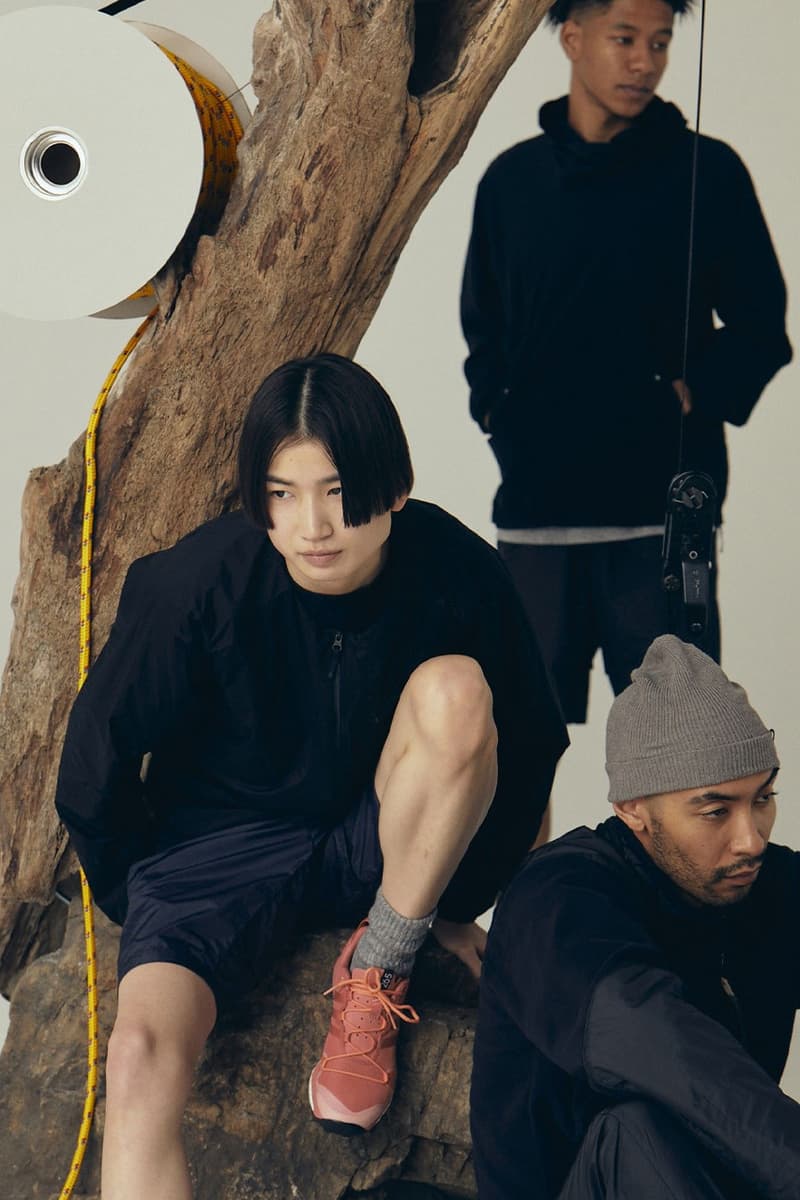golwin spring summer 2021 release collection lookbook running outdoors climbing skiing clothing
