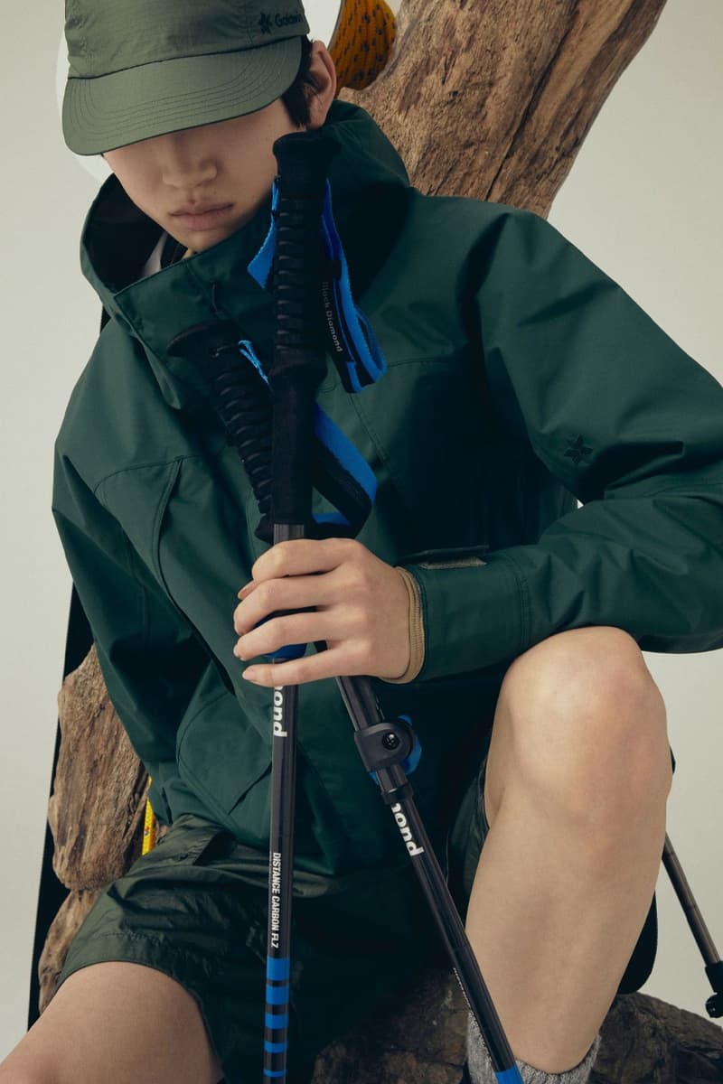 golwin spring summer 2021 release collection lookbook running outdoors climbing skiing clothing