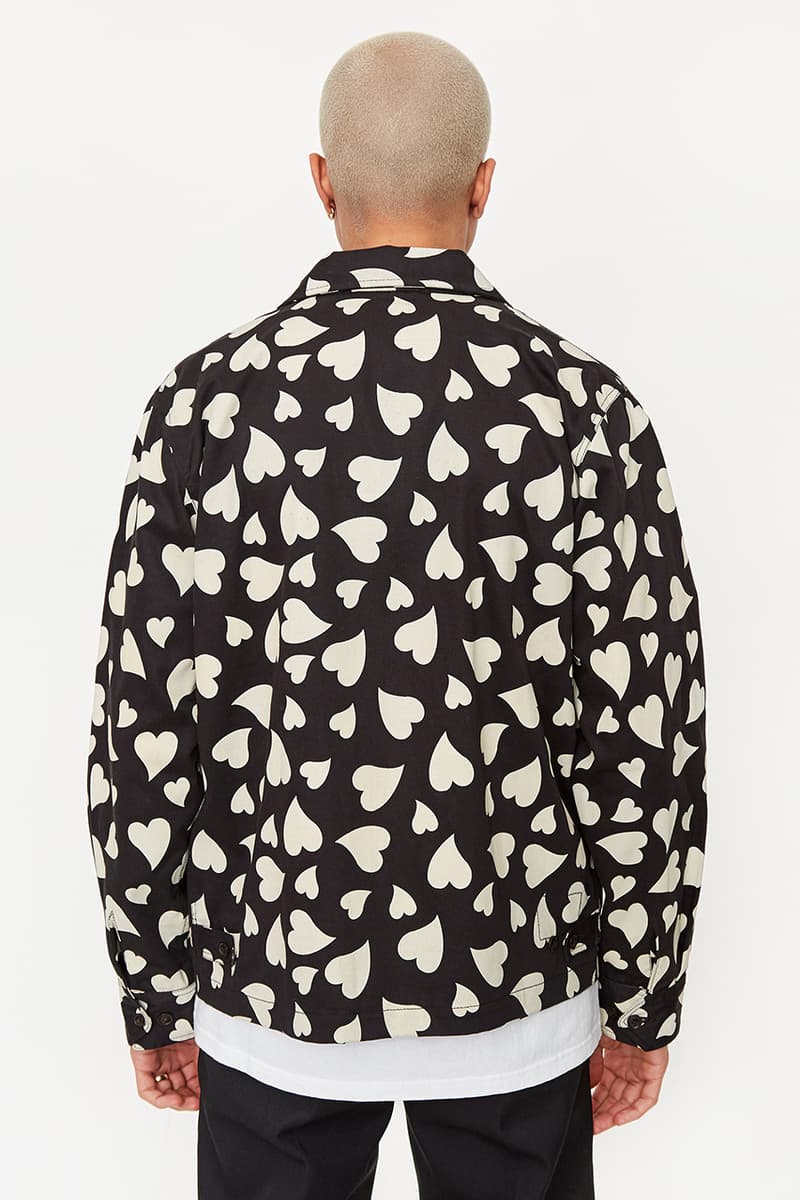 goodhood london universal works windcheater jacket release details black white ecru hearts