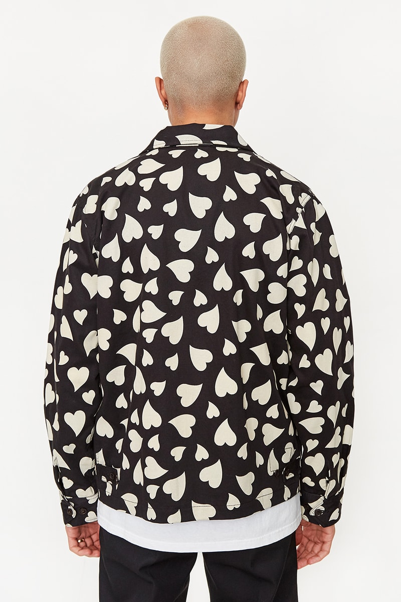 goodhood london universal works windcheater jacket release details black white ecru hearts