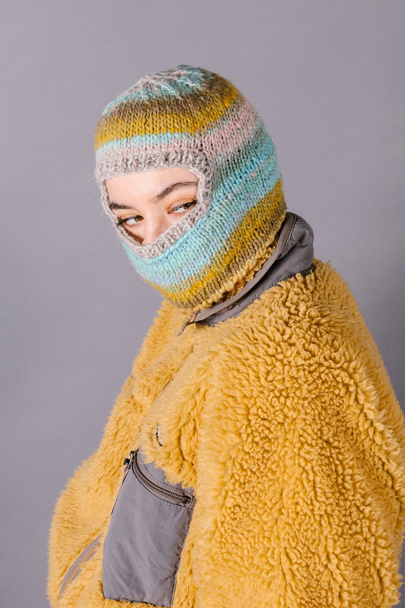 Greater Goods balaclava jaimus tailor hand knitted wool cold weather release informaton details