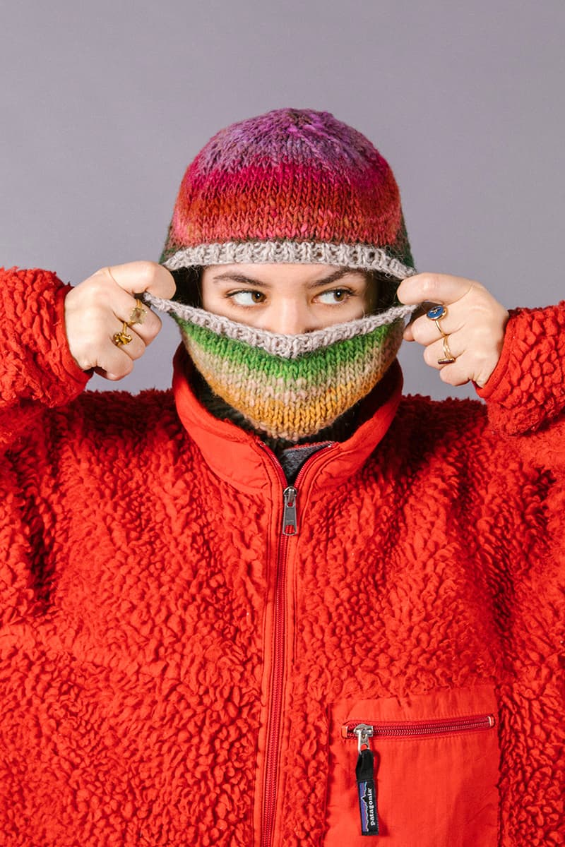 Greater Goods balaclava jaimus tailor hand knitted wool cold weather release informaton details