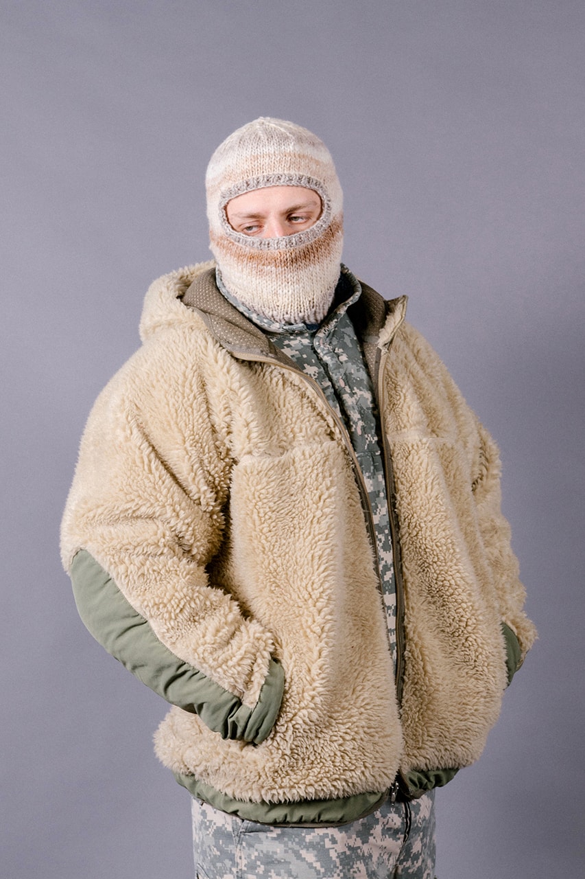 Greater Goods balaclava jaimus tailor hand knitted wool cold weather release informaton details