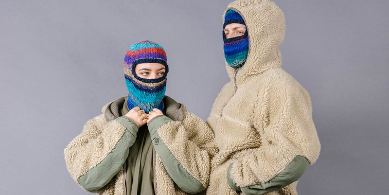 knitted wool balaclava