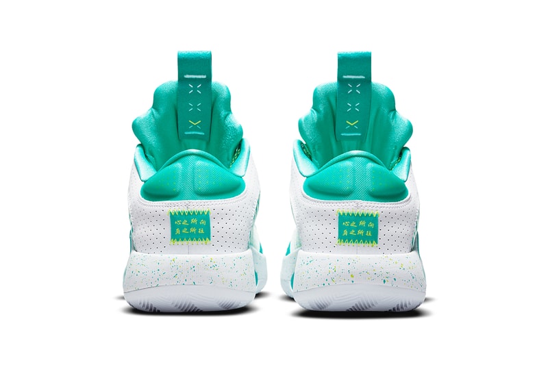 guo ailun air jordan 35 low pe DJ2994 100 white jade green release info store list photos price buying guide 