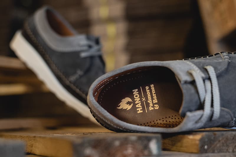 hanon padmore barnes vibram sole grey suede sport performance details release information