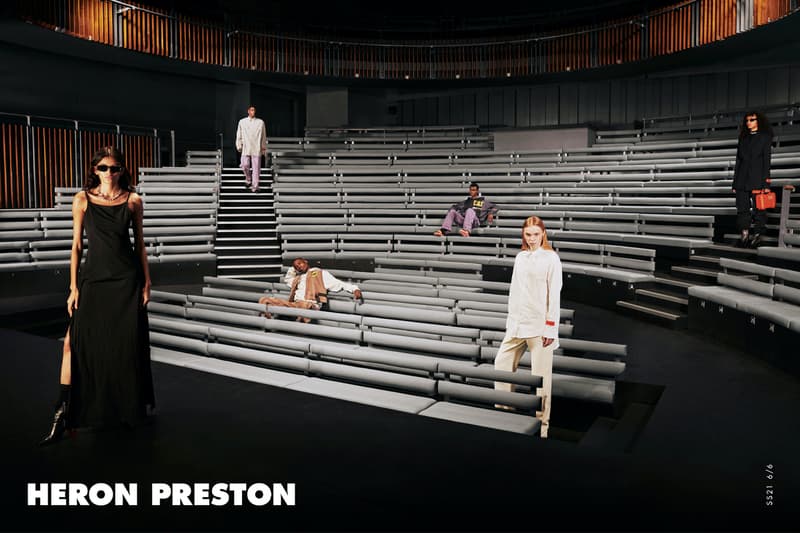 Heron Preston Reveals SS21 K.I.S.S Campaign Spring Summer 2021 Keep It Simple Stupid fashion ad campaign e-commerce collection basics womenswear menswear HeronPreston.com Covid-19 Pandemic DNA Milan ready-to-wear