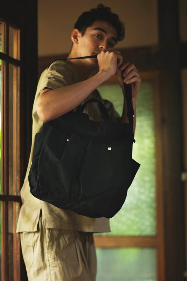 hobo Spring Summer 2021 Lookbook menswear streetwear ss21 collection accessories pouches bags sandals tote messenger towels socks info