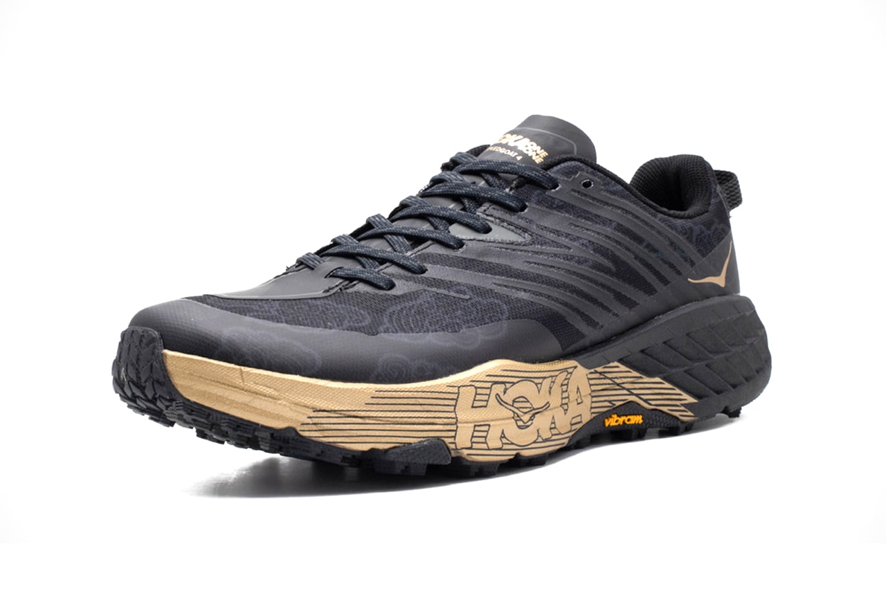 hoka one one m speedgoat 4 cny black gold 592593 menswear streetwear kicks shoes trainers runners footwear spring summer 2021 collection ss21 release