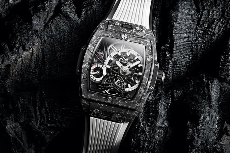 hublot swiss luxury watches spirit of big bang tourbillon white carbon limited edition 100