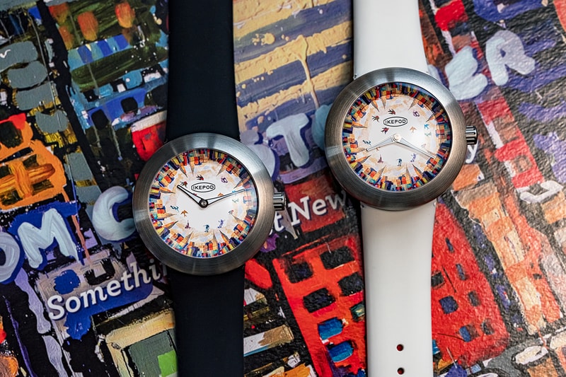 New York Artist Tom Christopher Paints the New York Skyline on Dial of Ikepod Skaters in the Sky