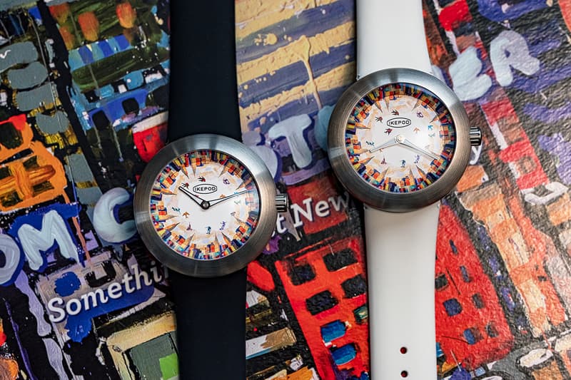 New York Artist Tom Christopher Paints the New York Skyline on Dial of Ikepod Skaters in the Sky